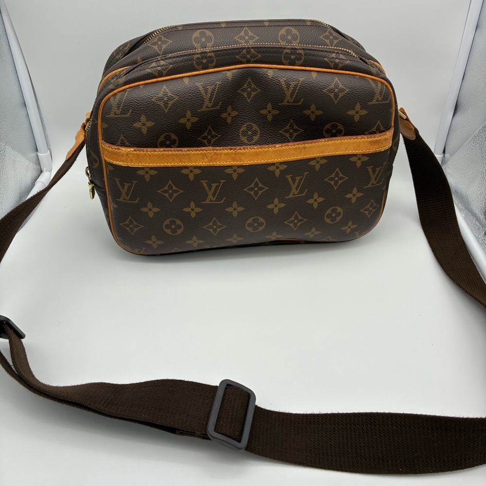 LOUIS VUITTON MONOGRAM REPORTER MESSENGER PM CROSSBODY UNISEX BAG - Picture 2 of 16
